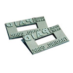 4 lignes + cadre + logo --- plaque seule pour Printy 4913