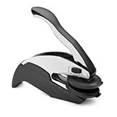 Pince à gaufrer chromée - rond diamètre 51 mm