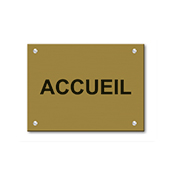 Plaque personnalisable 1 ligne - Format 30 x 20 cm