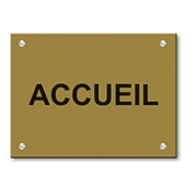 Plaque personnalisable 1 ligne - Format 50 x 40 cm