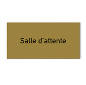 Plaque personnalisable 1 ligne - Format 20 x 10 cm