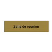 Plaque personnalisable 1 ligne - Format 20 x 5 cm