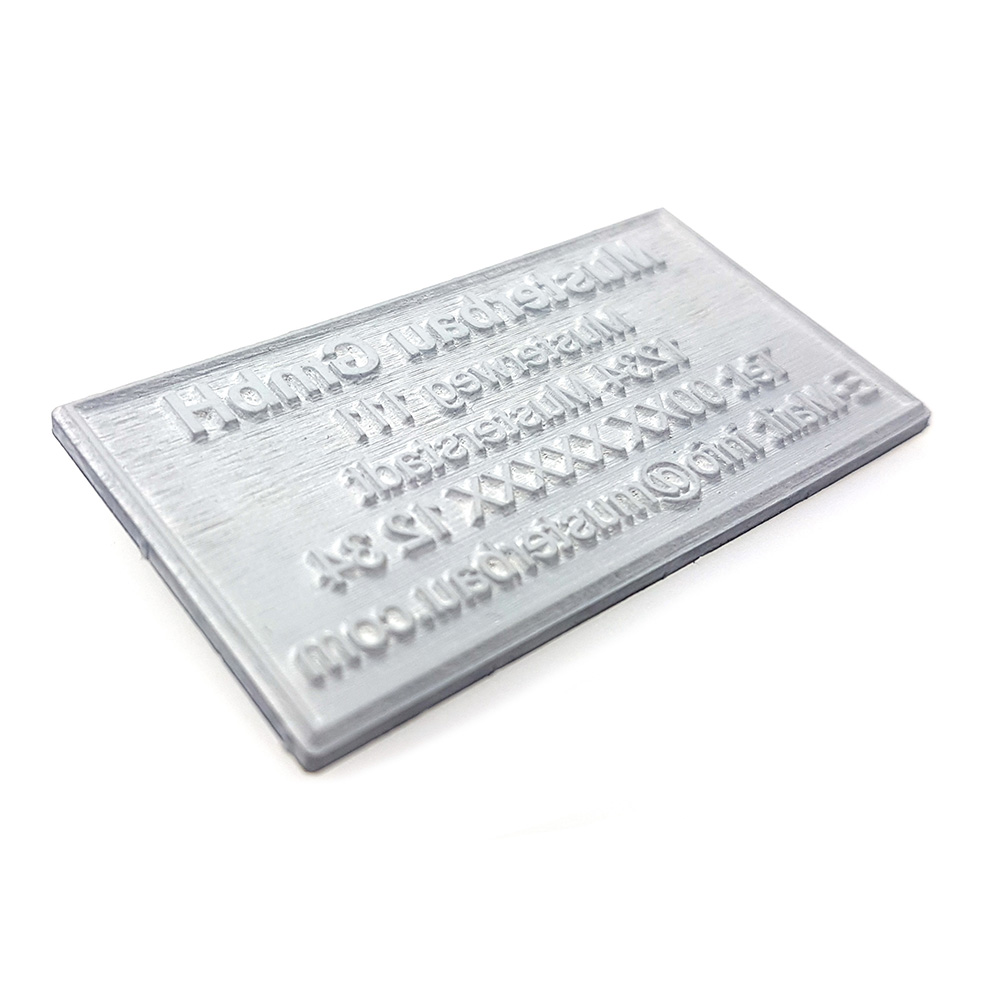 PLAQUE 12 X 12 MM POUR TAMPON 4921